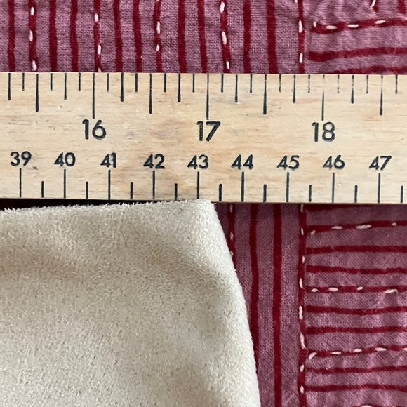 George women’s size 12 microsuede Tan below the knee midi Skirt - Picture 5 of 13